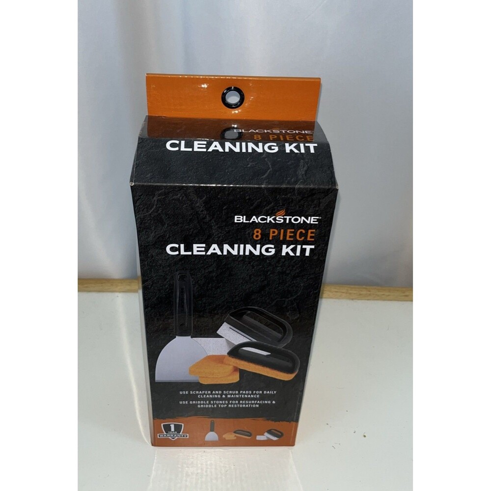 Blackstone 5463 Cleaning Tool Kit (8 Pieces) BBQ Grill Flat Top Indoor/Outdoor